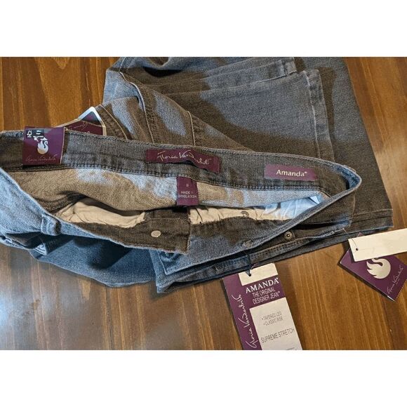 🆕NWT Women's Gloria Vanderbilt Amanda Classic Rise Tapered Leg Jeans - Picture 5 of 6